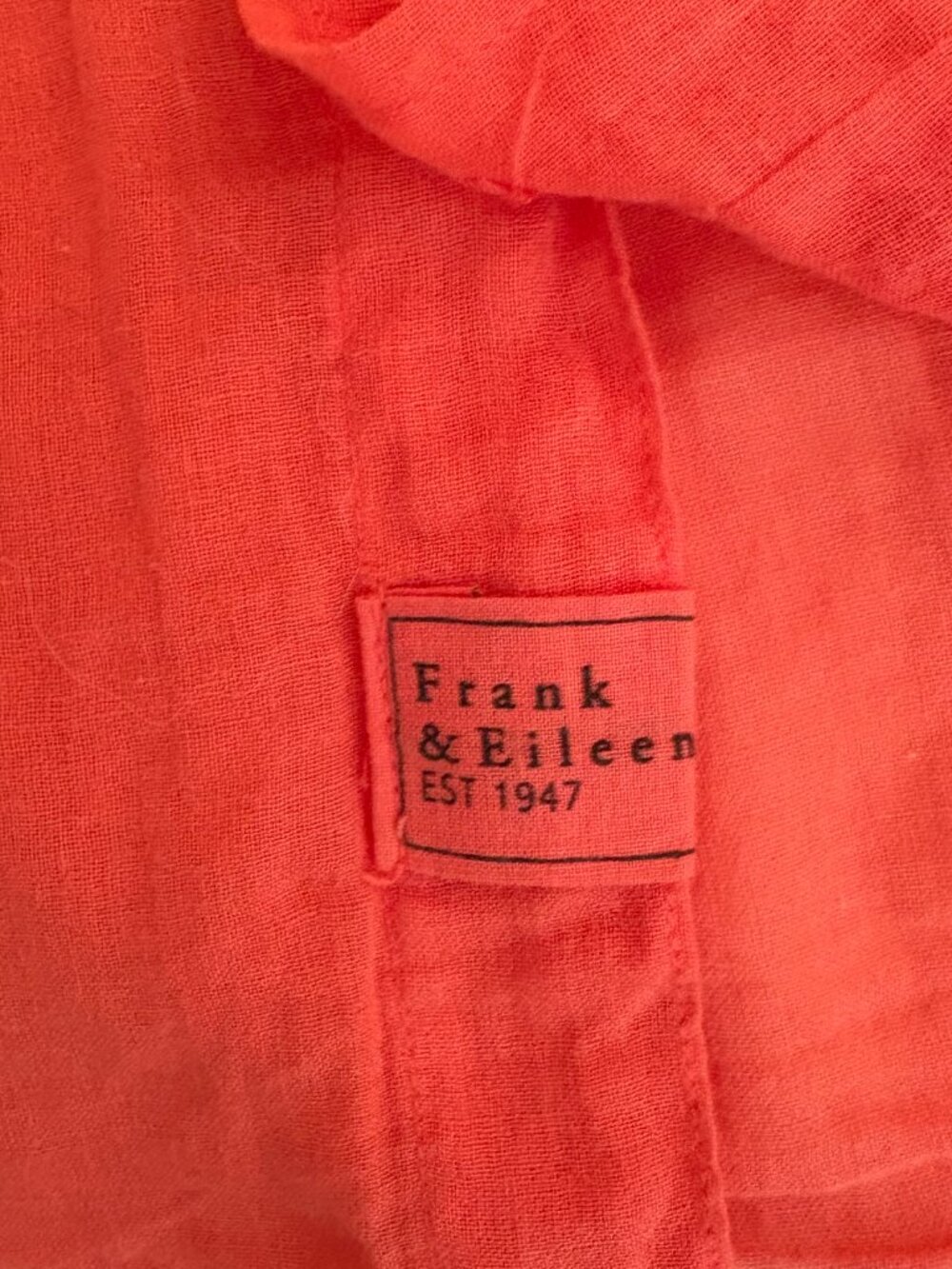 Frank & Eileen "Barry" Long Sleeve Button Down Shirt Size L 100% cotton - Picture 4 of 5